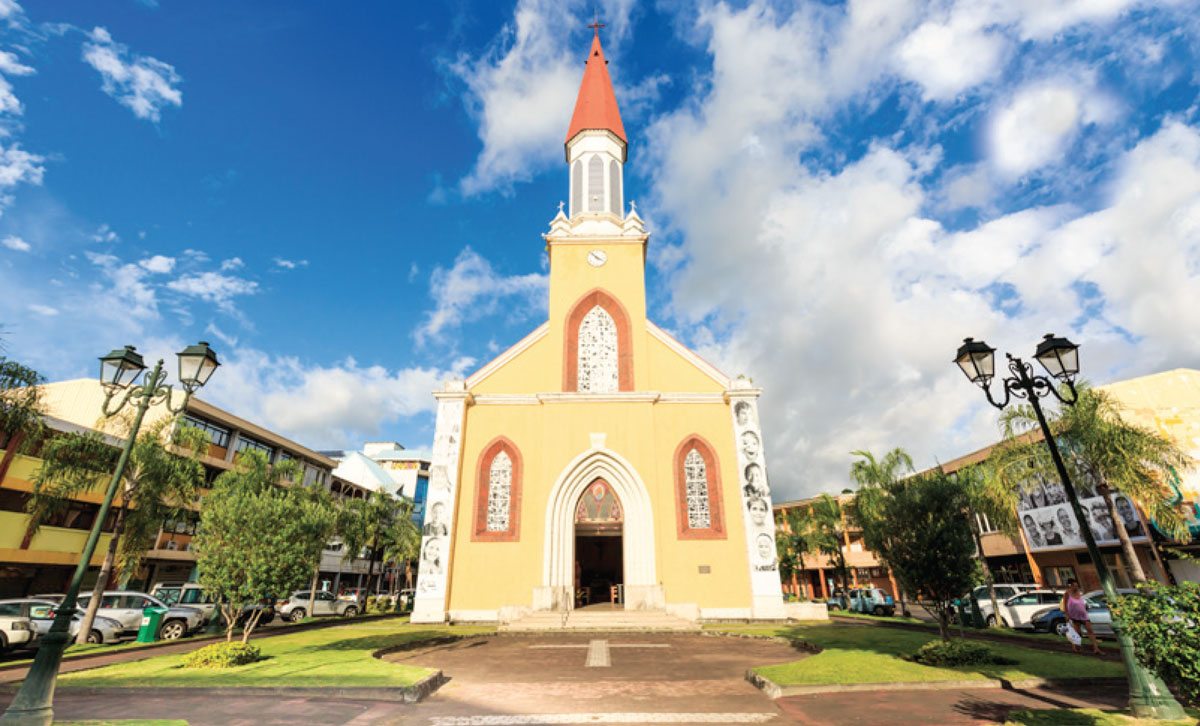 La cathédrale de Papeete